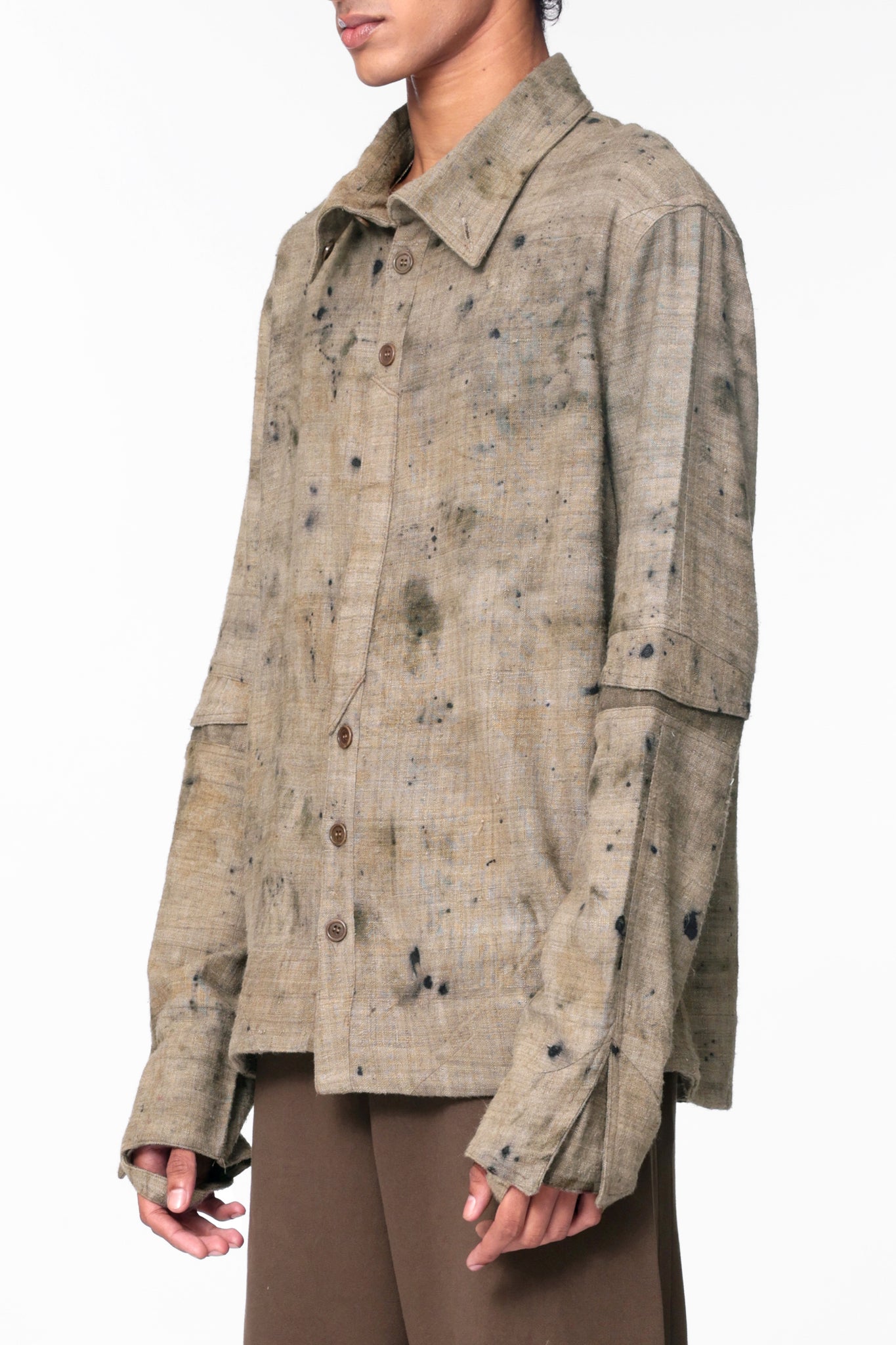 Overlay Shirt Patterned