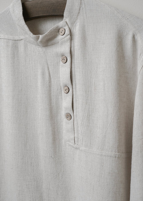 Band Collar Shirt