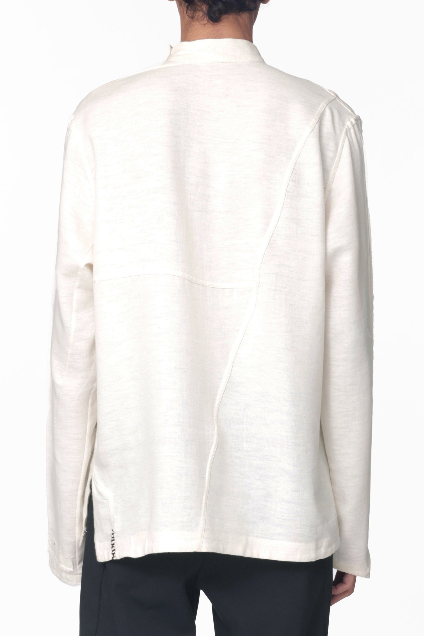 Band Pullover White